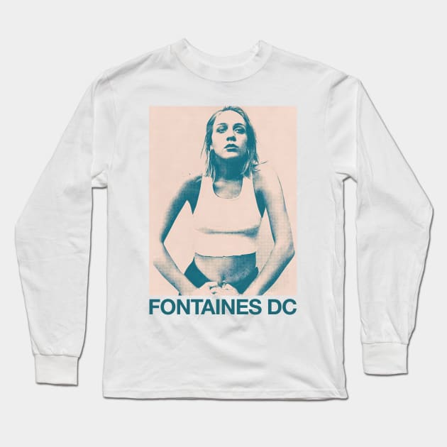 Fontaines DC • • • • Retro Indie Design Long Sleeve T-Shirt by unknown_pleasures